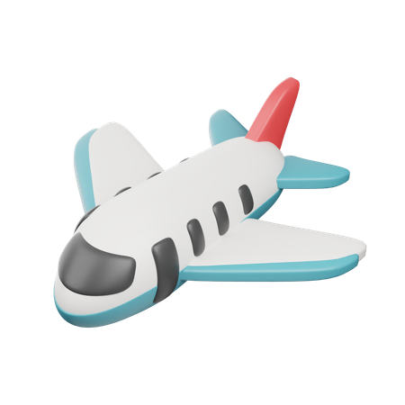 Avião  3D Icon