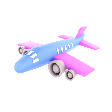 Avião  3D Icon