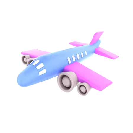 Avião  3D Icon