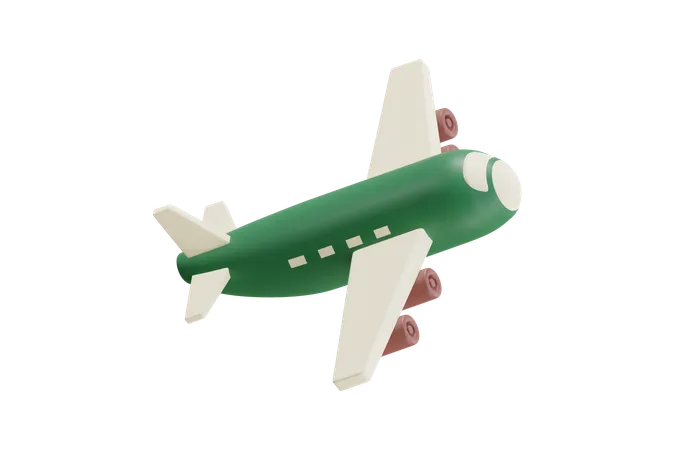 Avião  3D Icon