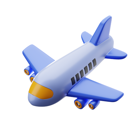 Avião  3D Icon