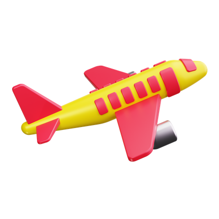 Avião  3D Icon