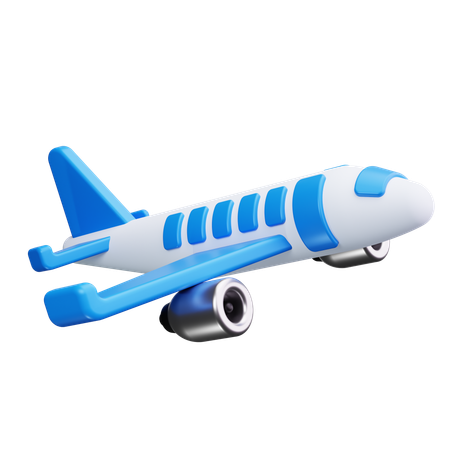 Avião  3D Icon