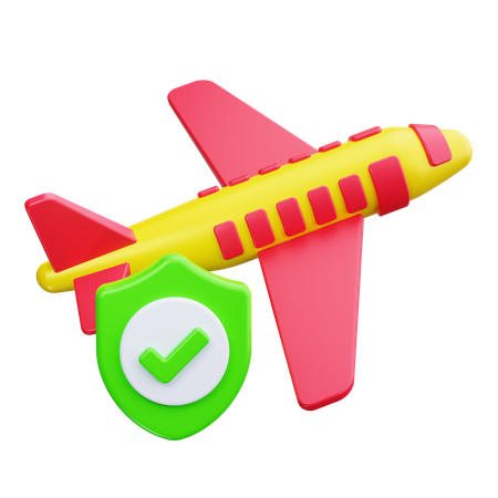 Avião  3D Icon