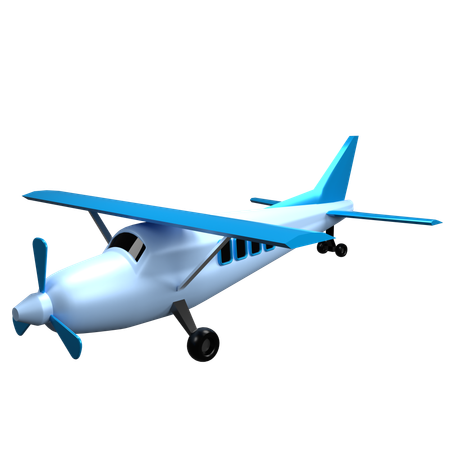 Avião  3D Icon