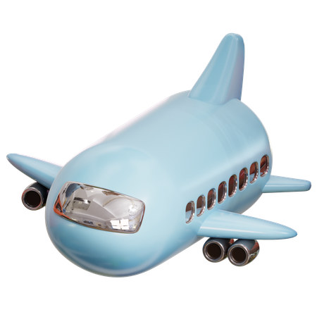 Avião  3D Icon