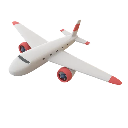 Avião  3D Illustration