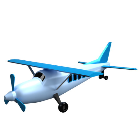 Avião  3D Icon