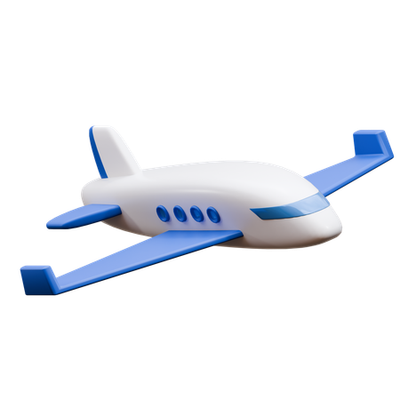 Avião  3D Icon