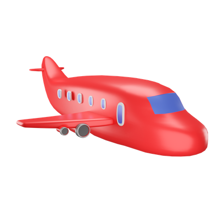 Avião  3D Illustration