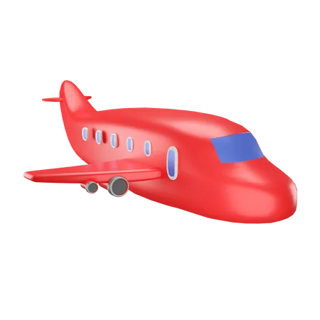 Avião  3D Illustration