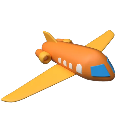 Avião  3D Illustration