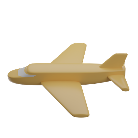 Avião  3D Illustration