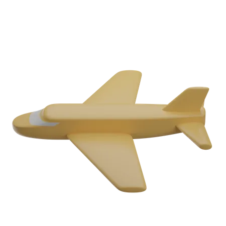 Avião  3D Illustration