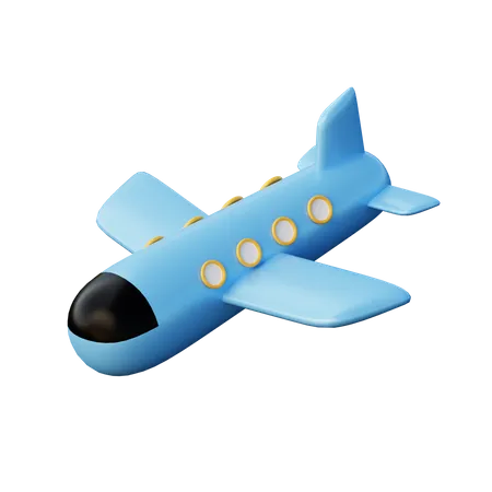 Avião  3D Illustration