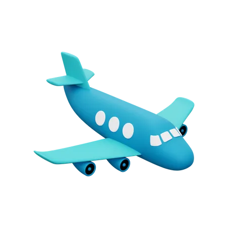 Conceito De Icone De Aviao 3D Illustration