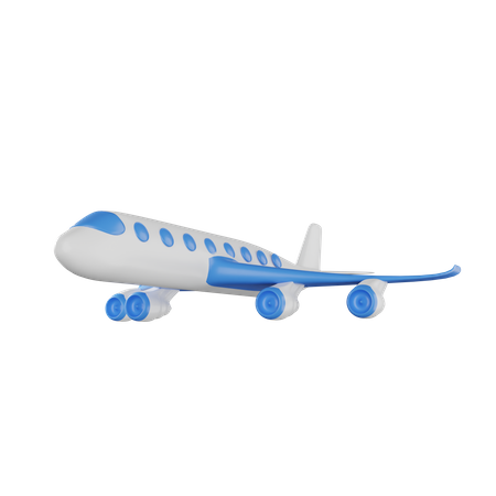 Avião  3D Illustration