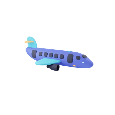 Avião  3D Icon