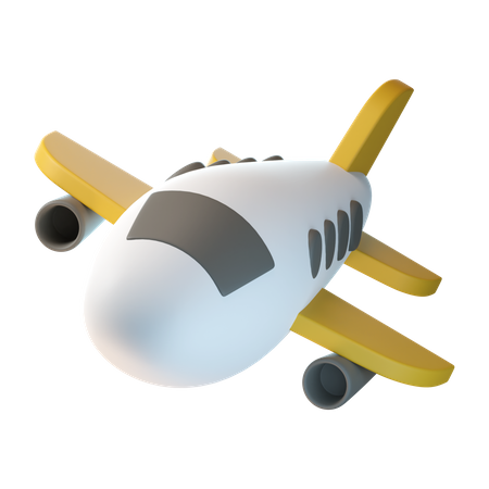 Avião  3D Icon