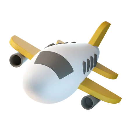 Avião  3D Icon