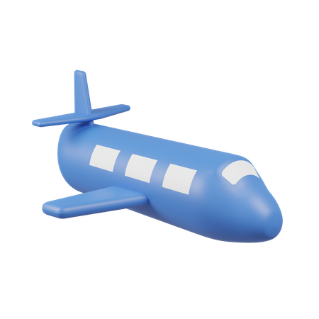 Avião  3D Icon