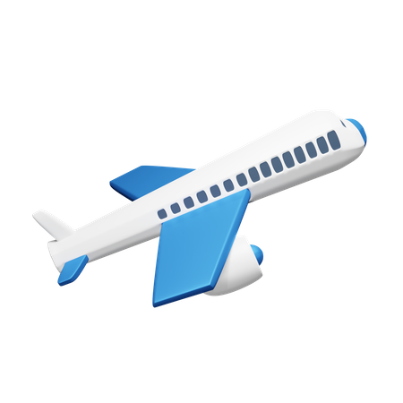 Avião  3D Icon