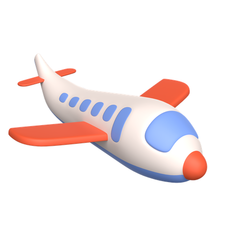 Avião  3D Icon