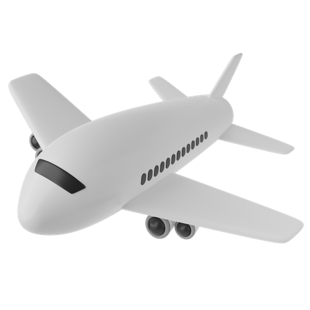 Avião  3D Icon