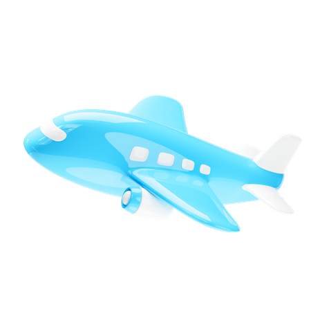 Avião  3D Icon