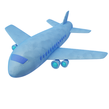 Avião  3D Icon