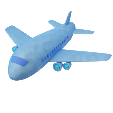 Avião  3D Icon