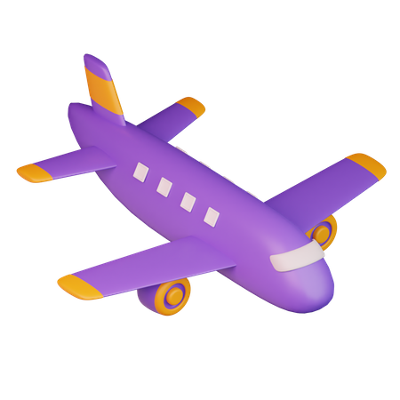 Avião  3D Icon