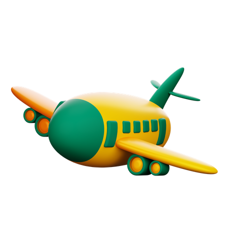 Avião  3D Icon