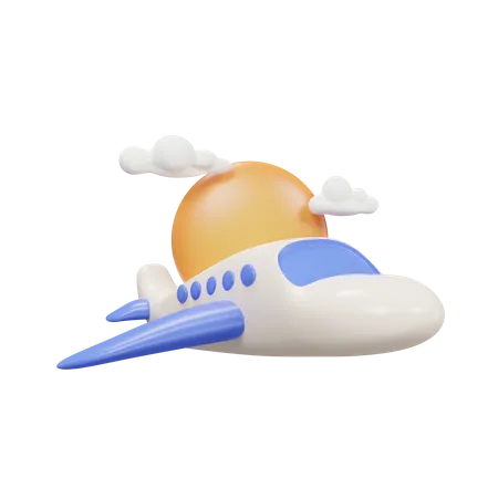 Avião  3D Icon