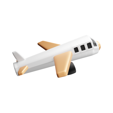 Avião  3D Icon