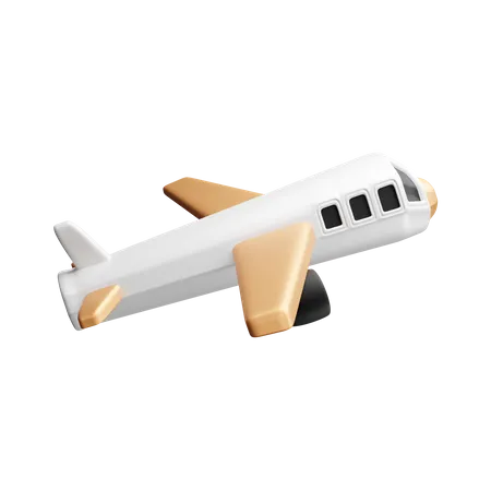 Avião  3D Icon