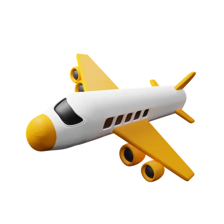 Avião  3D Icon