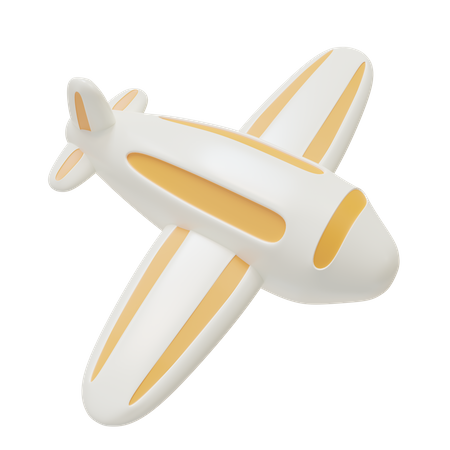 Avião  3D Icon