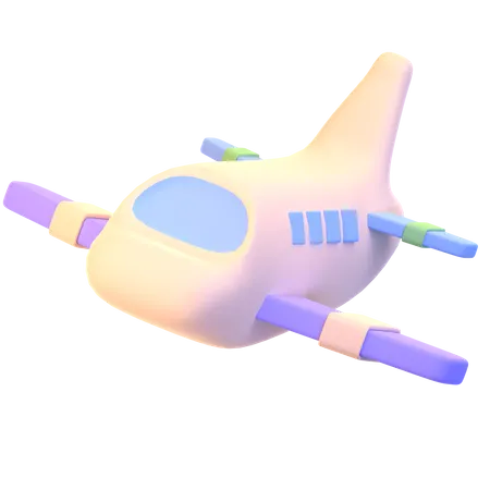 Avião  3D Icon