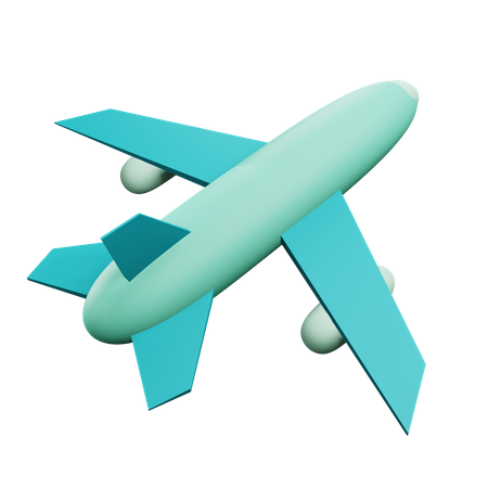 Avião  3D Icon