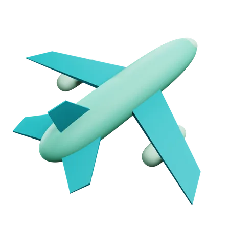 Avião  3D Icon