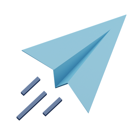 Avião  3D Icon