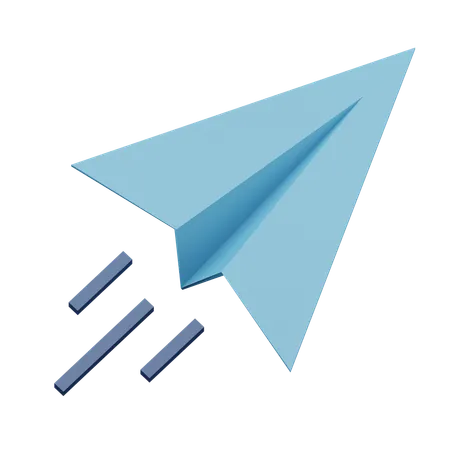 Avião  3D Icon