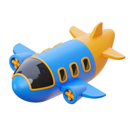 Brinquedo de avião  3D Icon