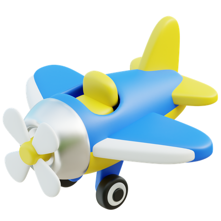 Brinquedo de avião  3D Icon