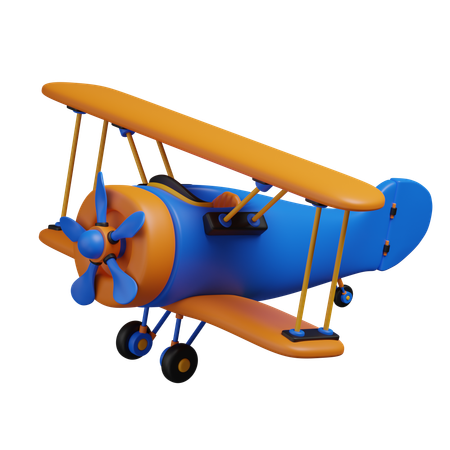 Brinquedo avião  3D Icon