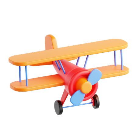 Brinquedo avião  3D Icon