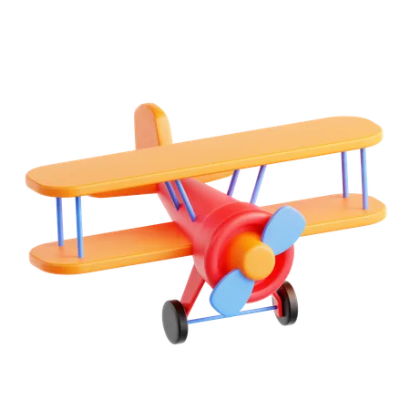 Brinquedo avião  3D Icon