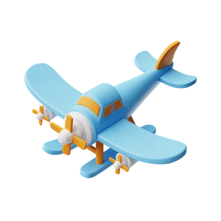 Avião de brinquedo  3D Icon