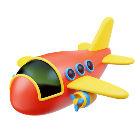 Brinquedo de avião  3D Icon